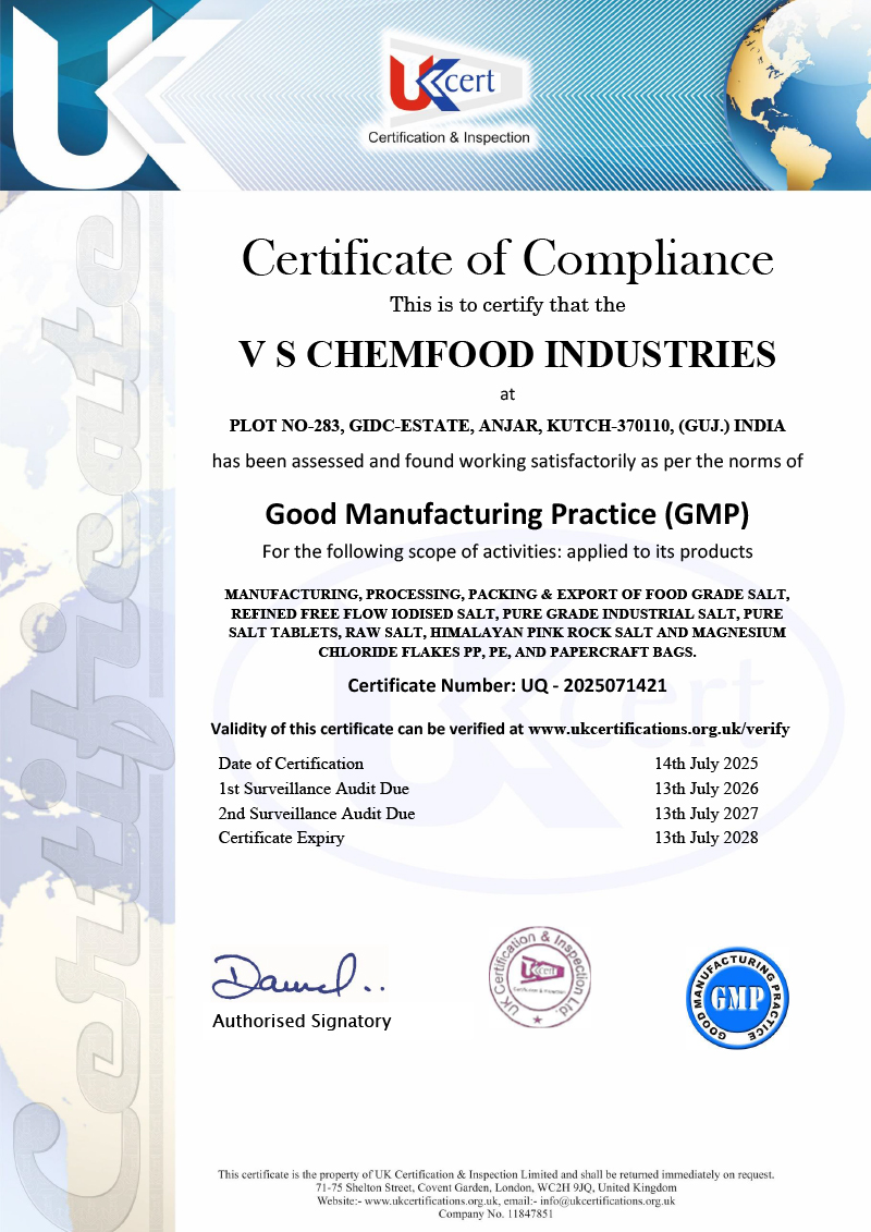 ISO Certificate