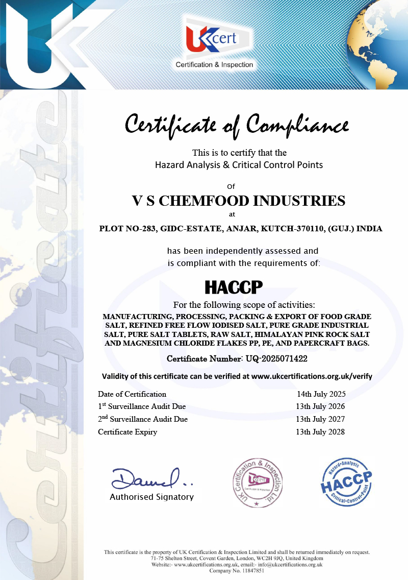ISO Certificate